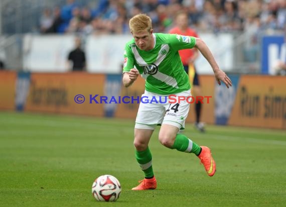 1. Fußball Bundesliga TSG 1899 Hoffenheim - VfL Wolfsburg in der Wirsol Rhein Neckar Arena Sinsheim 13.09.2014 (© Fotostand / Loerz)