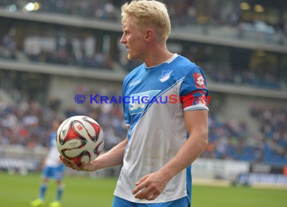 1. Fußball Bundesliga TSG 1899 Hoffenheim - VfL Wolfsburg in der Wirsol Rhein Neckar Arena Sinsheim 13.09.2014 (© Fotostand / Loerz)