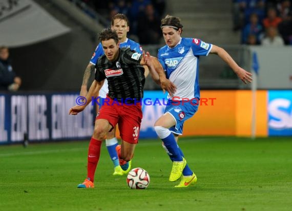 1. Fußball Bundesliga TSG 1899 Hoffenheim - SC Freiburg in der Wirsol Rhein Neckar Arena Sinsheim 23.09.2014 (© Fotostand / Loerz)