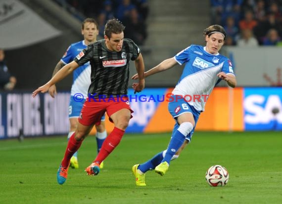 1. Fußball Bundesliga TSG 1899 Hoffenheim - SC Freiburg in der Wirsol Rhein Neckar Arena Sinsheim 23.09.2014 (© Fotostand / Loerz)