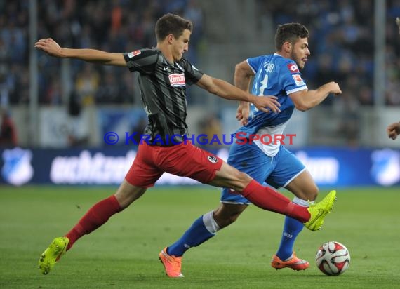 1. Fußball Bundesliga TSG 1899 Hoffenheim - SC Freiburg in der Wirsol Rhein Neckar Arena Sinsheim 23.09.2014 (© Fotostand / Loerz)