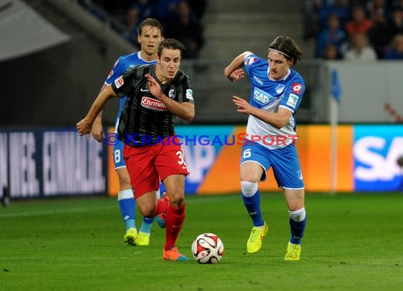 1. Fußball Bundesliga TSG 1899 Hoffenheim - SC Freiburg in der Wirsol Rhein Neckar Arena Sinsheim 23.09.2014 (© Fotostand / Loerz)