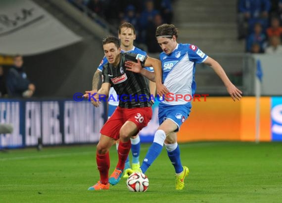 1. Fußball Bundesliga TSG 1899 Hoffenheim - SC Freiburg in der Wirsol Rhein Neckar Arena Sinsheim 23.09.2014 (© Fotostand / Loerz)