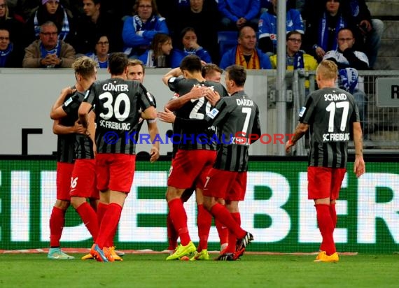 1. Fußball Bundesliga TSG 1899 Hoffenheim - SC Freiburg in der Wirsol Rhein Neckar Arena Sinsheim 23.09.2014 (© Fotostand / Loerz)