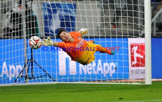 1. Fußball Bundesliga TSG 1899 Hoffenheim - SC Freiburg in der Wirsol Rhein Neckar Arena Sinsheim 23.09.2014 (© Fotostand / Loerz)