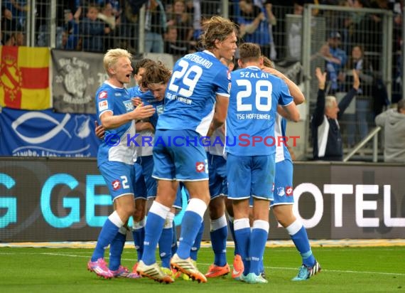 1. Fußball Bundesliga TSG 1899 Hoffenheim - SC Freiburg in der Wirsol Rhein Neckar Arena Sinsheim 23.09.2014 (© Fotostand / Loerz)