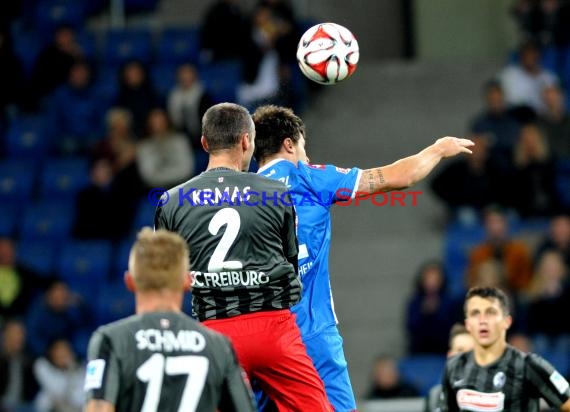 1. Fußball Bundesliga TSG 1899 Hoffenheim - SC Freiburg in der Wirsol Rhein Neckar Arena Sinsheim 23.09.2014 (© Fotostand / Loerz)