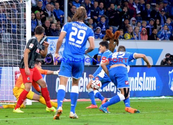 1. Fußball Bundesliga TSG 1899 Hoffenheim - SC Freiburg in der Wirsol Rhein Neckar Arena Sinsheim 23.09.2014 (© Fotostand / Loerz)