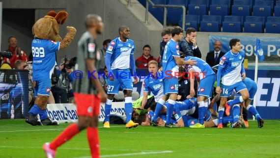 1. Fußball Bundesliga TSG 1899 Hoffenheim - SC Freiburg in der Wirsol Rhein Neckar Arena Sinsheim 23.09.2014 (© Fotostand / Loerz)