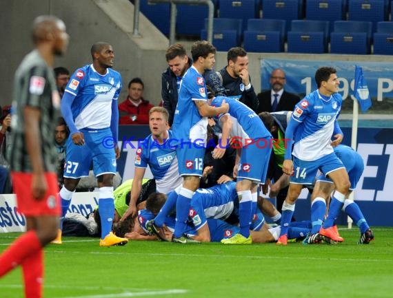 1. Fußball Bundesliga TSG 1899 Hoffenheim - SC Freiburg in der Wirsol Rhein Neckar Arena Sinsheim 23.09.2014 (© Fotostand / Loerz)