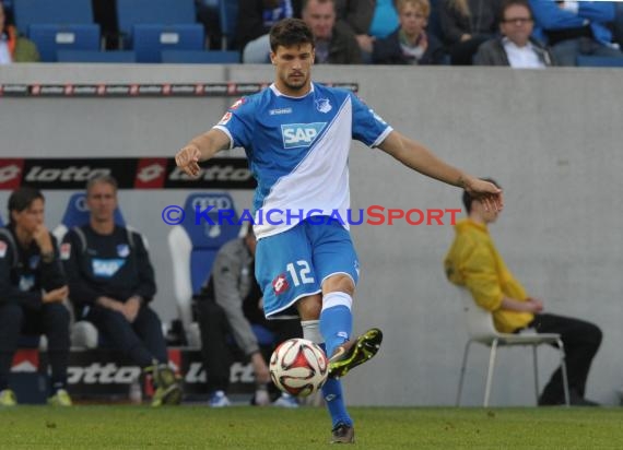 1. Fußball Bundesliga TSG 1899 Hoffenheim - FC Schalke 04 in der Wirsol Rhein Neckar Arena Sinsheim 04.10.2014  (© Fotostand / Loerz)