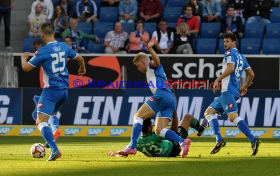 1. Fußball Bundesliga TSG 1899 Hoffenheim - FC Schalke 04 in der Wirsol Rhein Neckar Arena Sinsheim 04.10.2014  (© Fotostand / Loerz)