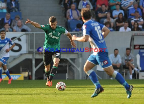 1. Fußball Bundesliga TSG 1899 Hoffenheim - FC Schalke 04 in der Wirsol Rhein Neckar Arena Sinsheim 04.10.2014  (© Fotostand / Loerz)