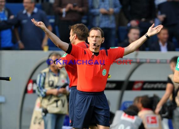 1. Fußball Bundesliga TSG 1899 Hoffenheim - FC Schalke 04 in der Wirsol Rhein Neckar Arena Sinsheim 04.10.2014  (© Fotostand / Loerz)