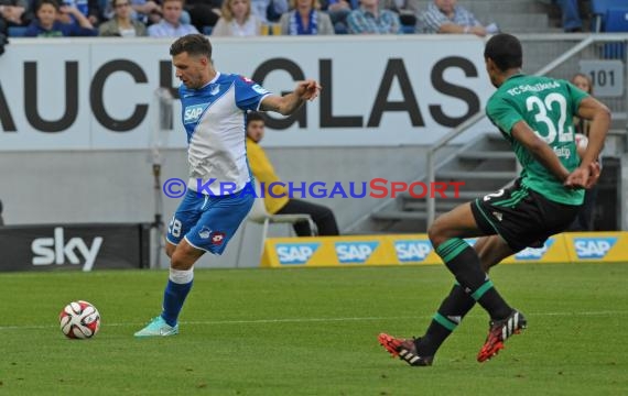 1. Fußball Bundesliga TSG 1899 Hoffenheim - FC Schalke 04 in der Wirsol Rhein Neckar Arena Sinsheim 04.10.2014  (© Fotostand / Loerz)