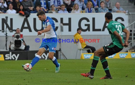 1. Fußball Bundesliga TSG 1899 Hoffenheim - FC Schalke 04 in der Wirsol Rhein Neckar Arena Sinsheim 04.10.2014  (© Fotostand / Loerz)