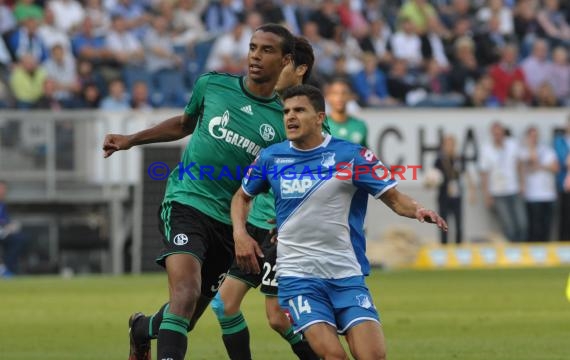 1. Fußball Bundesliga TSG 1899 Hoffenheim - FC Schalke 04 in der Wirsol Rhein Neckar Arena Sinsheim 04.10.2014  (© Fotostand / Loerz)