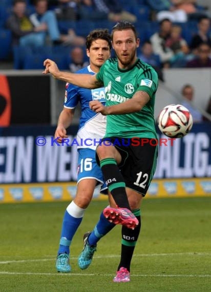 1. Fußball Bundesliga TSG 1899 Hoffenheim - FC Schalke 04 in der Wirsol Rhein Neckar Arena Sinsheim 04.10.2014  (© Fotostand / Loerz)