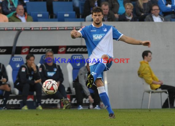 1. Fußball Bundesliga TSG 1899 Hoffenheim - FC Schalke 04 in der Wirsol Rhein Neckar Arena Sinsheim 04.10.2014  (© Fotostand / Loerz)