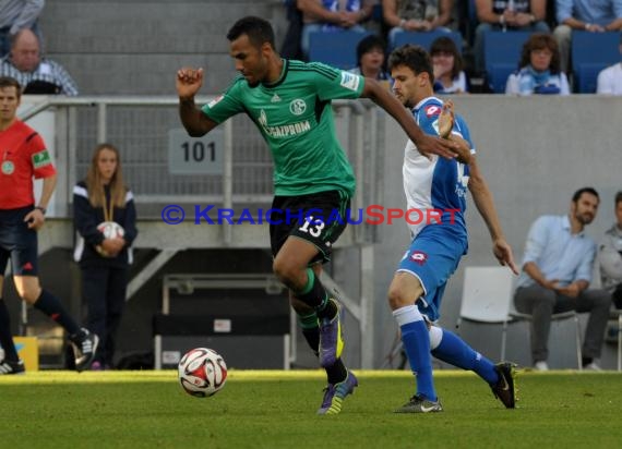 1. Fußball Bundesliga TSG 1899 Hoffenheim - FC Schalke 04 in der Wirsol Rhein Neckar Arena Sinsheim 04.10.2014  (© Fotostand / Loerz)