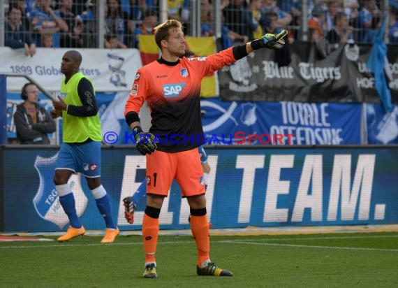 1. Fußball Bundesliga TSG 1899 Hoffenheim - FC Schalke 04 in der Wirsol Rhein Neckar Arena Sinsheim 04.10.2014  (© Fotostand / Loerz)