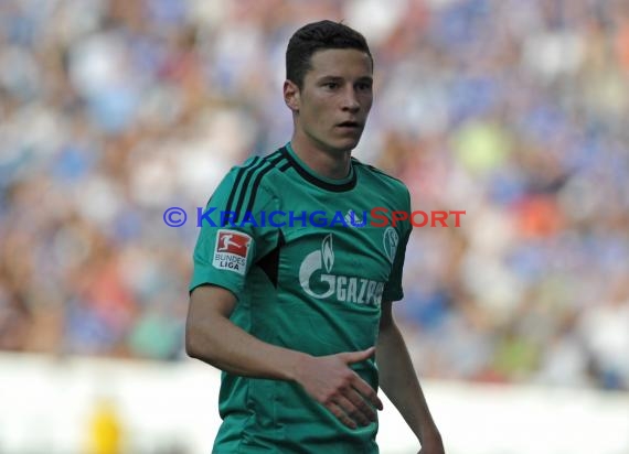 1. Fußball Bundesliga TSG 1899 Hoffenheim - FC Schalke 04 in der Wirsol Rhein Neckar Arena Sinsheim 04.10.2014  (© Fotostand / Loerz)