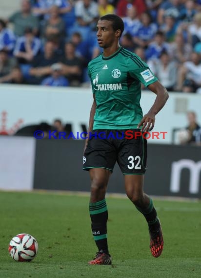 1. Fußball Bundesliga TSG 1899 Hoffenheim - FC Schalke 04 in der Wirsol Rhein Neckar Arena Sinsheim 04.10.2014  (© Fotostand / Loerz)