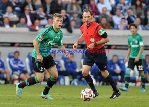 1. Fußball Bundesliga TSG 1899 Hoffenheim - FC Schalke 04 in der Wirsol Rhein Neckar Arena Sinsheim 04.10.2014  (© Fotostand / Loerz)