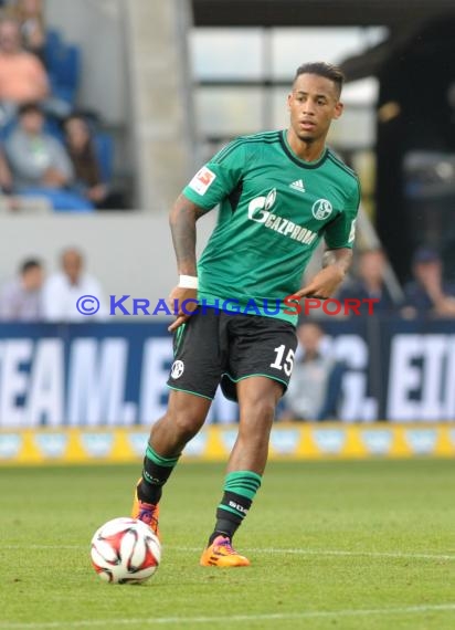 1. Fußball Bundesliga TSG 1899 Hoffenheim - FC Schalke 04 in der Wirsol Rhein Neckar Arena Sinsheim 04.10.2014  (© Fotostand / Loerz)