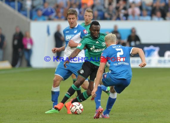 1. Fußball Bundesliga TSG 1899 Hoffenheim - FC Schalke 04 in der Wirsol Rhein Neckar Arena Sinsheim 04.10.2014  (© Fotostand / Loerz)