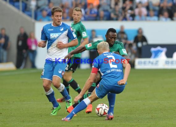 1. Fußball Bundesliga TSG 1899 Hoffenheim - FC Schalke 04 in der Wirsol Rhein Neckar Arena Sinsheim 04.10.2014  (© Fotostand / Loerz)