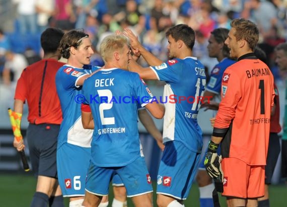 1. Fußball Bundesliga TSG 1899 Hoffenheim - FC Schalke 04 in der Wirsol Rhein Neckar Arena Sinsheim 04.10.2014  (© Fotostand / Loerz)