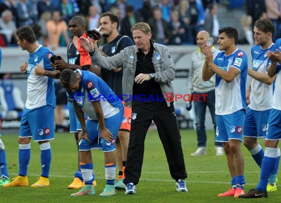 1. Fußball Bundesliga TSG 1899 Hoffenheim - FC Schalke 04 in der Wirsol Rhein Neckar Arena Sinsheim 04.10.2014  (© Fotostand / Loerz)