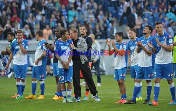 1. Fußball Bundesliga TSG 1899 Hoffenheim - FC Schalke 04 in der Wirsol Rhein Neckar Arena Sinsheim 04.10.2014  (© Fotostand / Loerz)