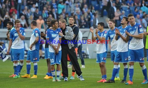 1. Fußball Bundesliga TSG 1899 Hoffenheim - FC Schalke 04 in der Wirsol Rhein Neckar Arena Sinsheim 04.10.2014  (© Fotostand / Loerz)