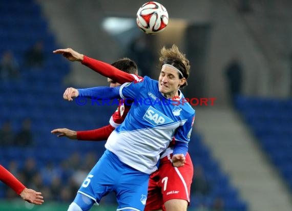 DFB Pokal 2. Runde TSG 1899 Hoffenheim - FSV Frankfurt in der Rhein Neckar Arena Sinsheim 29.10.2014 (© Fotostand / Loerz)