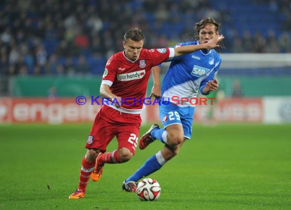 DFB Pokal 2. Runde TSG 1899 Hoffenheim - FSV Frankfurt in der Rhein Neckar Arena Sinsheim 29.10.2014 (© Fotostand / Loerz)