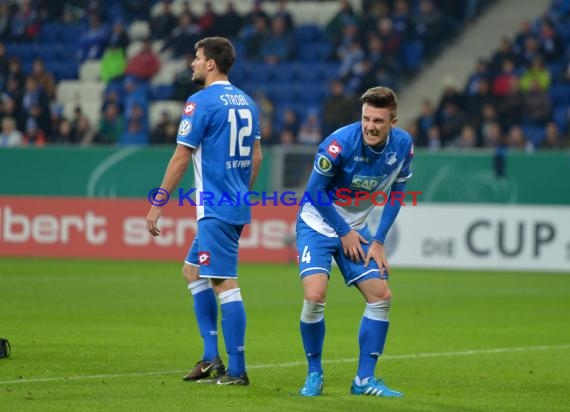 DFB Pokal 2. Runde TSG 1899 Hoffenheim - FSV Frankfurt in der Rhein Neckar Arena Sinsheim 29.10.2014 (© Fotostand / Loerz)