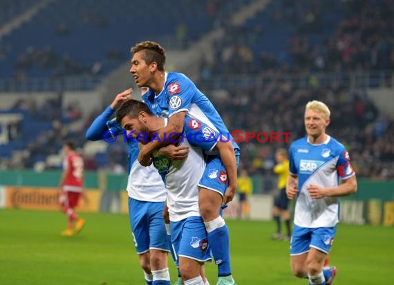 DFB Pokal 2. Runde TSG 1899 Hoffenheim - FSV Frankfurt in der Rhein Neckar Arena Sinsheim 29.10.2014 (© Fotostand / Loerz)