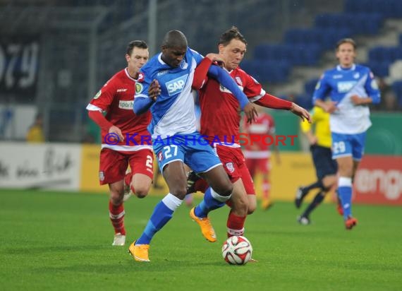 DFB Pokal 2. Runde TSG 1899 Hoffenheim - FSV Frankfurt in der Rhein Neckar Arena Sinsheim 29.10.2014 (© Fotostand / Loerz)