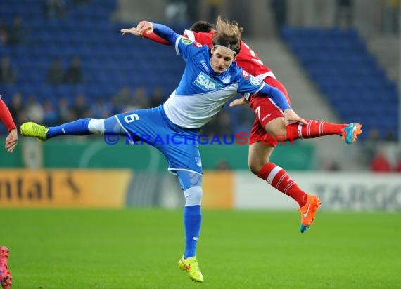 DFB Pokal 2. Runde TSG 1899 Hoffenheim - FSV Frankfurt in der Rhein Neckar Arena Sinsheim 29.10.2014 (© Fotostand / Loerz)