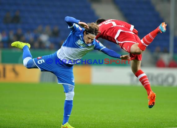 DFB Pokal 2. Runde TSG 1899 Hoffenheim - FSV Frankfurt in der Rhein Neckar Arena Sinsheim 29.10.2014 (© Fotostand / Loerz)