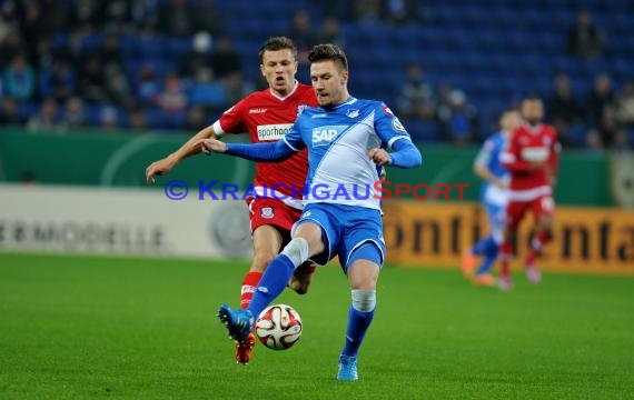 DFB Pokal 2. Runde TSG 1899 Hoffenheim - FSV Frankfurt in der Rhein Neckar Arena Sinsheim 29.10.2014 (© Fotostand / Loerz)