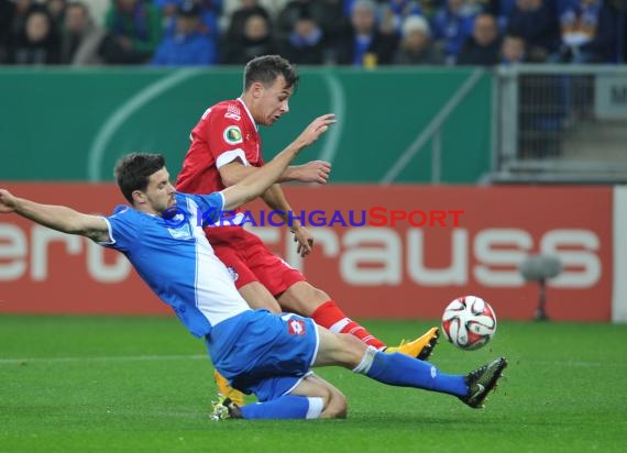 DFB Pokal 2. Runde TSG 1899 Hoffenheim - FSV Frankfurt in der Rhein Neckar Arena Sinsheim 29.10.2014 (© Fotostand / Loerz)