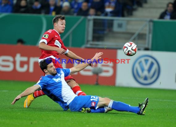 DFB Pokal 2. Runde TSG 1899 Hoffenheim - FSV Frankfurt in der Rhein Neckar Arena Sinsheim 29.10.2014 (© Fotostand / Loerz)