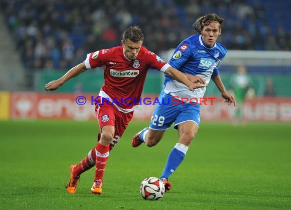 DFB Pokal 2. Runde TSG 1899 Hoffenheim - FSV Frankfurt in der Rhein Neckar Arena Sinsheim 29.10.2014 (© Fotostand / Loerz)