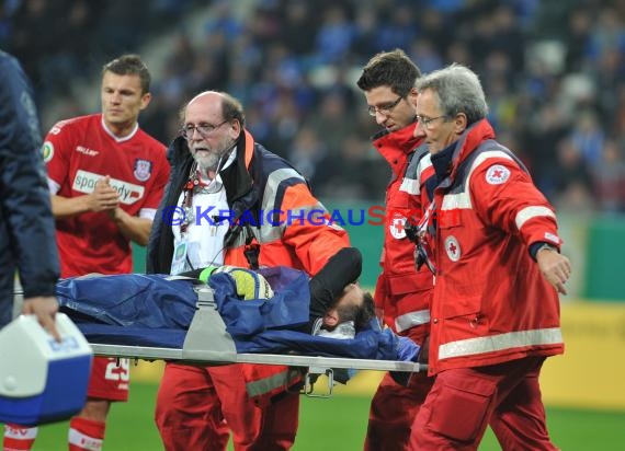 DFB Pokal 2. Runde TSG 1899 Hoffenheim - FSV Frankfurt in der Rhein Neckar Arena Sinsheim 29.10.2014 (© Fotostand / Loerz)