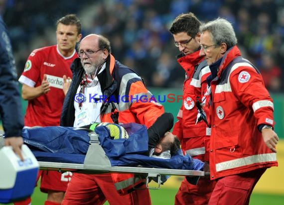 DFB Pokal 2. Runde TSG 1899 Hoffenheim - FSV Frankfurt in der Rhein Neckar Arena Sinsheim 29.10.2014 (© Fotostand / Loerz)