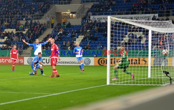 DFB Pokal 2. Runde TSG 1899 Hoffenheim - FSV Frankfurt in der Rhein Neckar Arena Sinsheim 29.10.2014 (© Fotostand / Loerz)