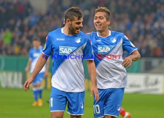 DFB Pokal 2. Runde TSG 1899 Hoffenheim - FSV Frankfurt in der Rhein Neckar Arena Sinsheim 29.10.2014 (© Fotostand / Loerz)